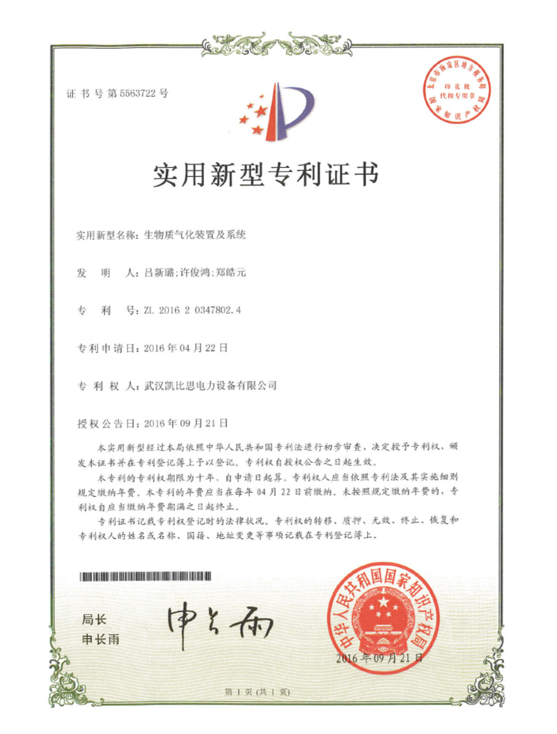 生物质气化装置及系统