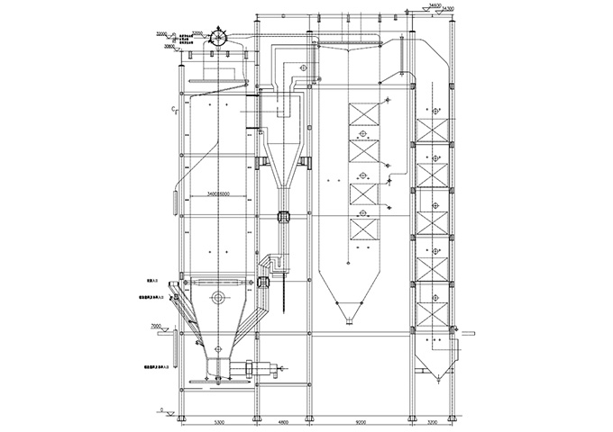 固废物CFB焚烧炉